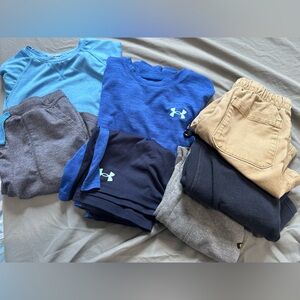 Boys 7/8 - 7 pieces shorts and tops